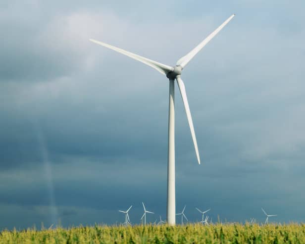 The wind turbine will be the tallest in England