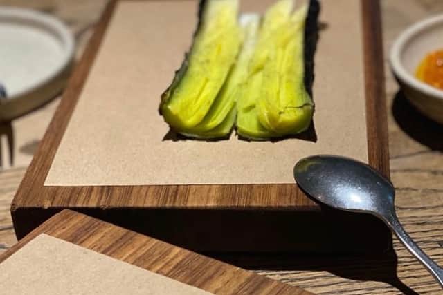 The leek and romesco will change the way you think about the humble leek next time you eat it 
