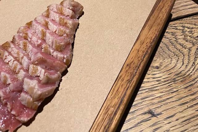 The seared tuna was a stand-out dish at our table