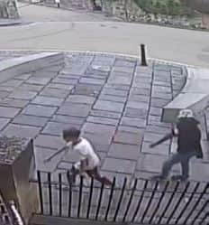Police want to identify these two potential witnesses who were in the area around the time the incident happened.