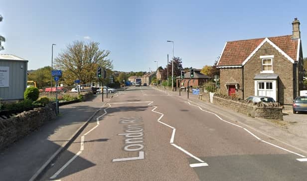 London Road in Warmley - where the crash took place this morning (Credit: Google Maps)