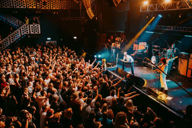 1,600 lucky prize draw winners got the chance to see IDLES at the O2 Academy (Credit: Chris Cooper)