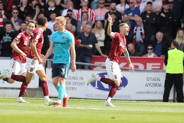 Northampton Town are in the driving seat for an automatic spot. (Photo by Pete Norton/Getty Images)