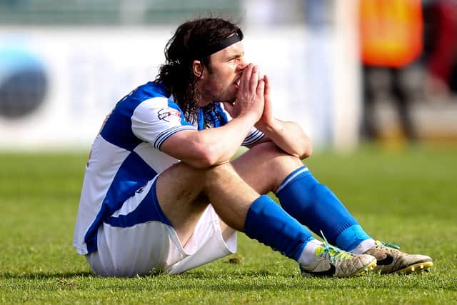 John-Joe O’Toole was relegated by his future club Mansfield Town back in 2014. (Photo by Ben Hoskins/Getty Images)