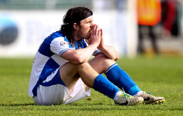 John-Joe O’Toole was relegated by his future club Mansfield Town back in 2014. (Photo by Ben Hoskins/Getty Images)