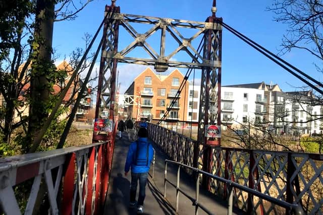 Gaol Ferry Bridge, connecting Southville to Wapping Wharf, will shut in June for at least six months.