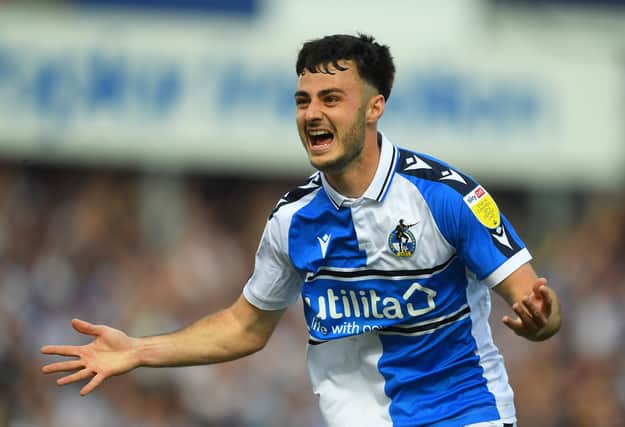 Aaron Collins is going nowhere after committing his future to Bristol Rovers. 