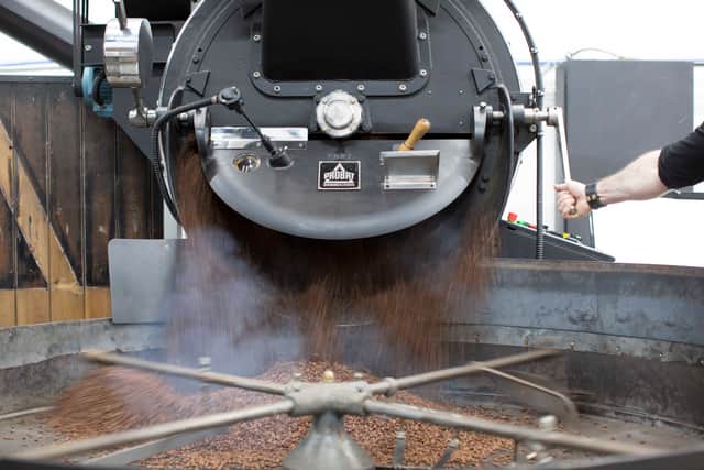 Extract Coffee Roasters - the Bertha machine roast drop