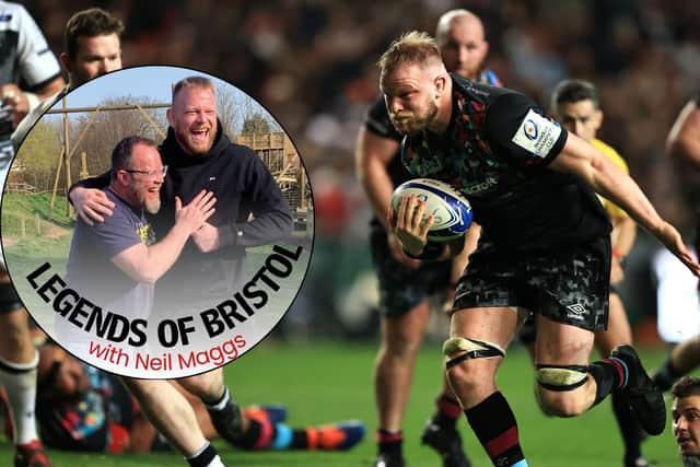 Neil Maggs spoke to Bristol Rugby star Joe Joyce as part of Legends of Bristol series
