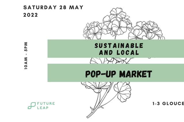 Sustainable Pop-Up Market from Future Leap is a great way to go and support your local community while also thinking green