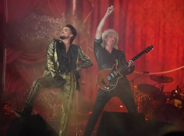 <p>Adam Lambert and Brian May of Queen perform onstage at the 2019 Global Citizen Festival: Power The Movement in Central Park in New York in 2019. (Photo by Angela Weiss / AFP).</p>