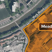 Image shows the Mead Street regeneration area.
