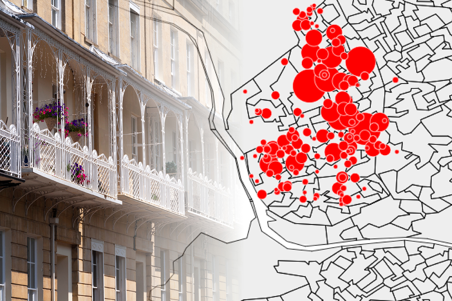 The Bristol area with one of the highest concentration of HMOs ...