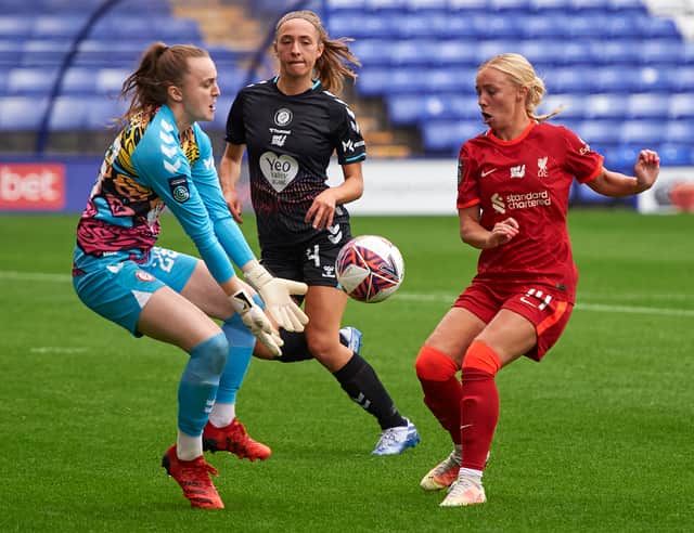 <p>Fran Bentley is set to stay at Bristol City and sign on a permanent deal. (Photo by Nick Taylor/Liverpool FC/Liverpool FC via Getty Images)</p>