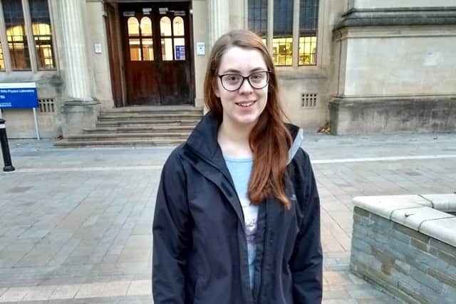 Natasha Abrahart (pictured) sadly took her own life in 2018, the day she was due to give a presentation. She had social anxiety disorder and, despite being a gifted student, was struggling with the second year of her physics course.