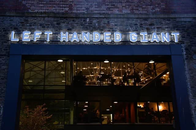Left Handed Giant Brewpub is a brilliant space