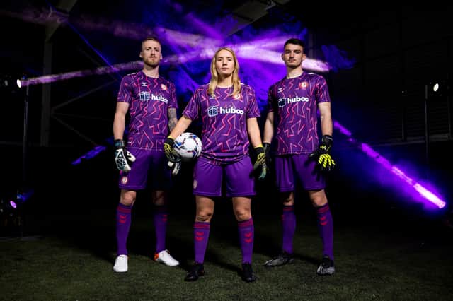 There will be no purple and lime away kit as that is the colour for the goalkeepers. (Photo by Rogan/Fever Pitch)