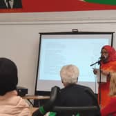 The launch for Bristol Refugee Festival took place at Malcolm X Community Centre in St Paul’s