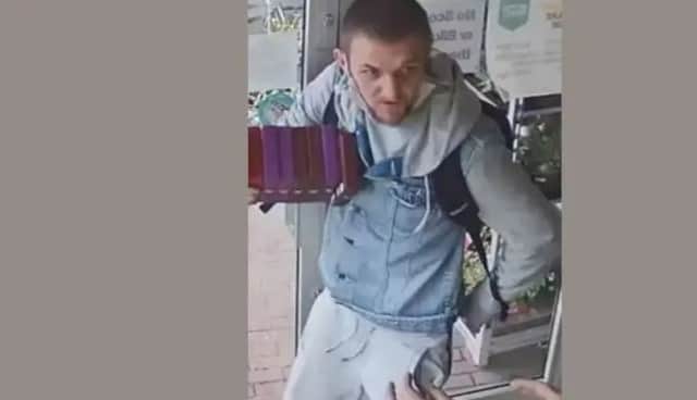 Police want to speak to this man in connection with the theft of chocolate from Better Foods