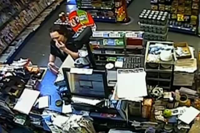 Claire Holland pictured on CCTV