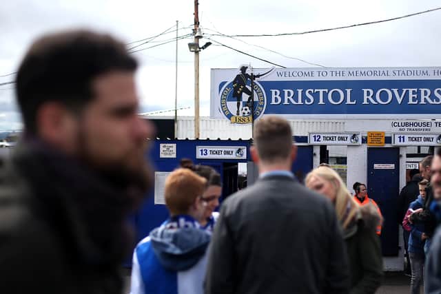 Trouble broke out outside the Memorial Stadium after Bristol Rovers lost to Swindon Town. Stock image.