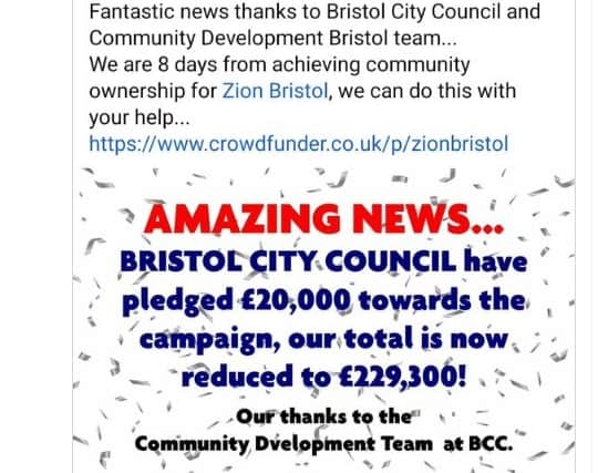 Massive Attack got behind the campaign to save Zion Bristol