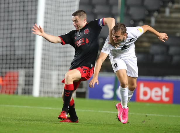 <p>Jordan Rossiter will reunite with some of his teammates at Bristol Rovers. (Photo by Pete Norton/Getty Images)</p>