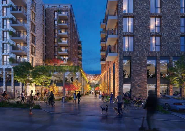 <p>Plans for the new landmark building, known as ‘Wapping Wharf North’, were revealed on Tuesday.</p>
