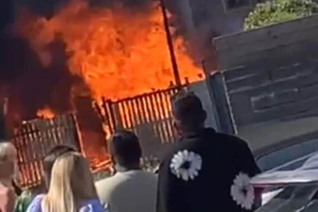 Fire crews have been called to the blaze in Hengrove this afternoon (Credit: Joe Hillier)