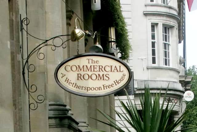 The Commercial Rooms on Corn Street, Bristol.