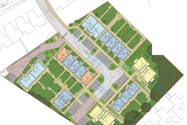 The layout of the Greville scheme on Lacey Road.