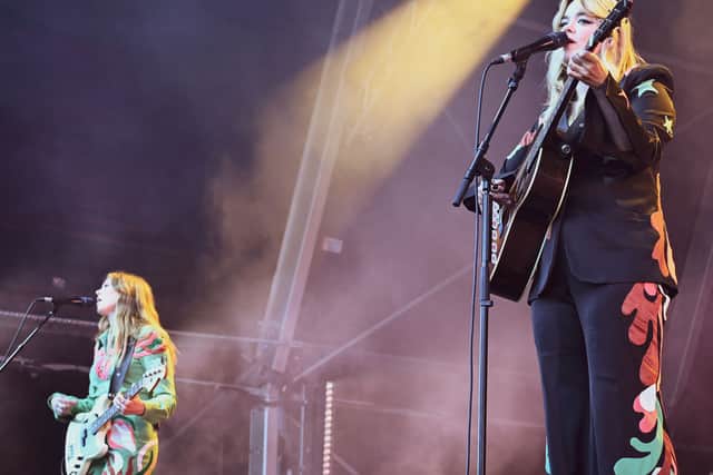  Swedish folk duo First Aid Kit wow the crowd at Bristol Sounds 2022 on Sunday. Pic: Jess Siggers