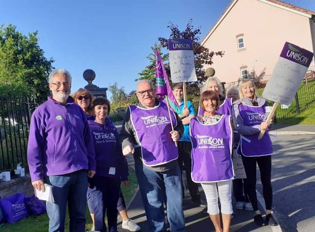 <p>UNISON members at St Monica Trust in Bristol say they stand to have their weekend pay rate cut by as much as 21%, while the Trust has denied the claims of ‘fire and rehire’.</p>
