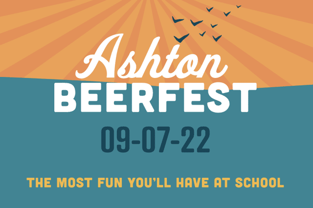 Ashton Beerfest is in its first-ever year and raising money for a good cause