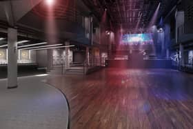 The new main room looking towards the stage of SWX