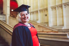 Georgina Tankard graduated with her Masters in Psychology of Education at the University of Bristol on Friday (July 8). She achieved a distinction despite being diagnosed with three different types of cancer in just 15 months.