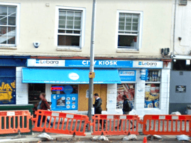 City Kiosk convenience store in Broad Quay, Bristol.