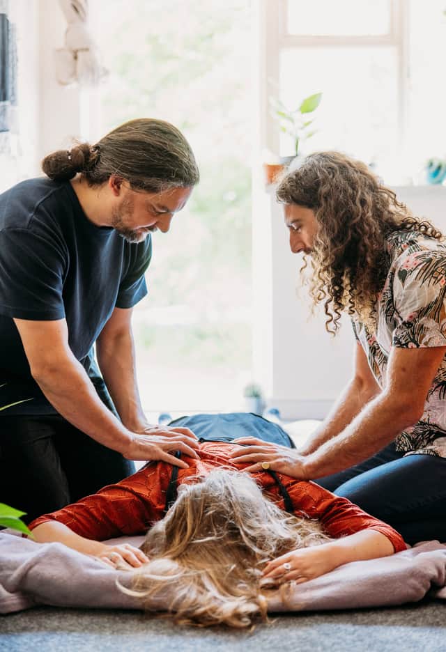 Coaching sessions are £90 for 90 minutes, pair massage classes are £120 for 90 minutes, and individual or couples’ AcroYoga comes in at £60 for one hour.