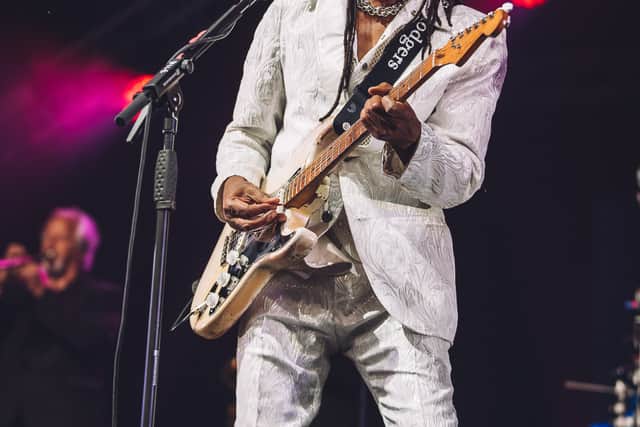 The man himself - Nile Rodgers on stage (Credit: Guilia Spadafora)
