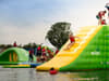 The huge inflatable water park with an inland beach less than an hour from Bristol