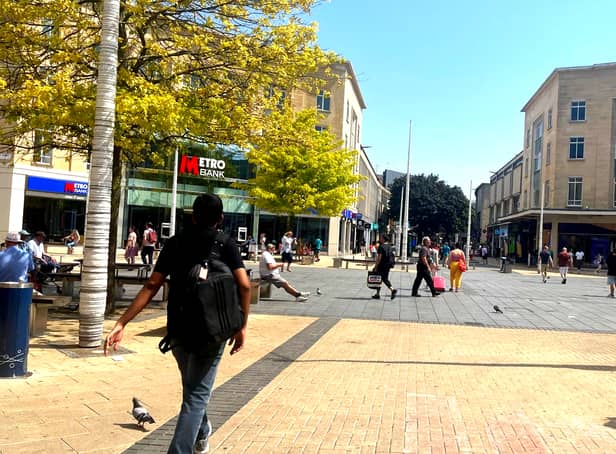 <p>Broadmead was busier than ever with lots of people out enjoying the shops and cafes, even as temperatures surpassed 30C. </p>