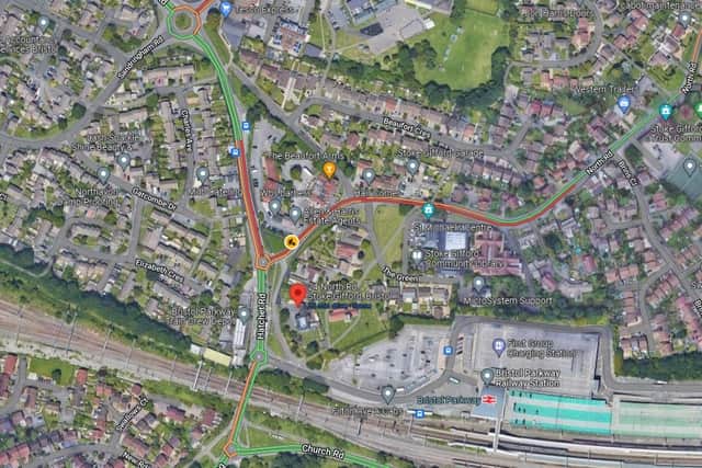 The roadworks have been sparked tailbacks and slow-moving traffic outside Bristol Parkway station.