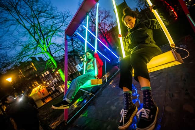 A £5.5million investment since 2017 has allowed for the delivery of new events in the city centre such as the Bristol Light Festival. 