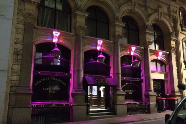 Central Chambers strip club in Bristol.