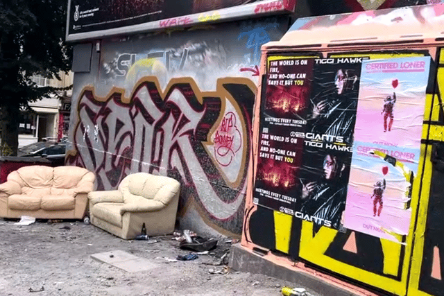 The site in Stokes Croft is plagued by drug use, camp fires and vermin.