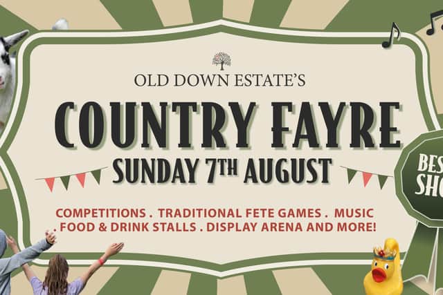 The Country Fayre at Old Down Estate has something for the whole family to get involved with