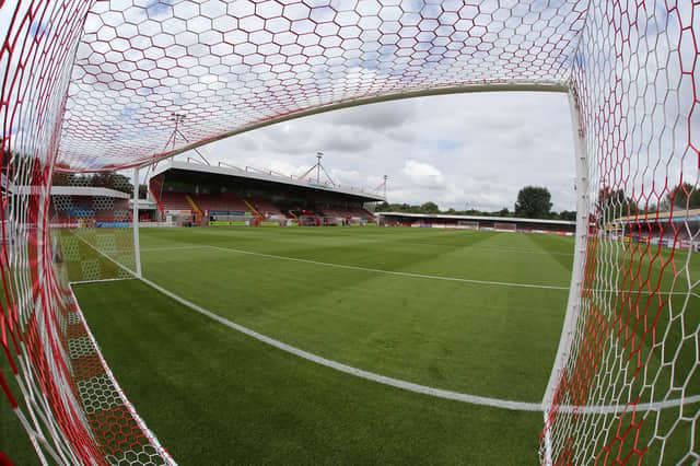 <p>Crawley Town are hoping to cause an upset against Bristol Rovers on Tuesday evening. (Photo by Pete Norton/Getty Images)</p>
