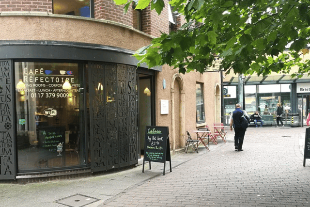 Cafe Refectorie in Bristol - one Tripadvisor reviewer called it “Warm welcome, calm and delightful"