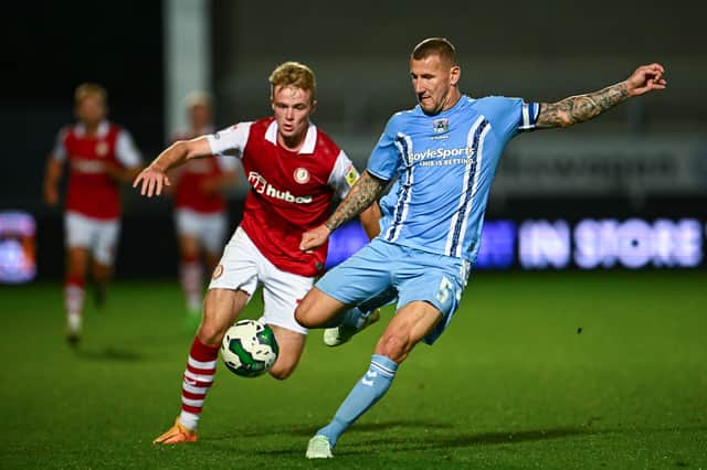 Tommy Conway scored two of Bristol City’s four goals against Coventry City. (Photo by Clive Mason/Getty Images)