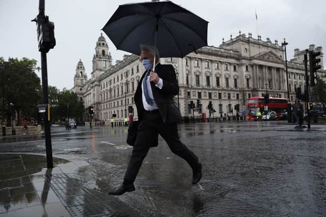 <p>As the heatwave leaves the UK, the Met Office now are warning of thunderstorms</p>